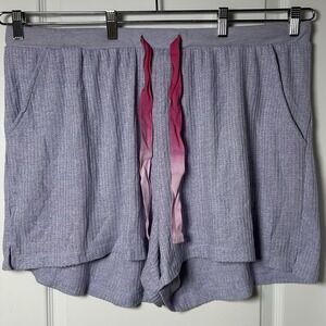 Peter Alexander Australia‎ Plus Size Lilac Big Waffle Pajama Shorts Cozy Style